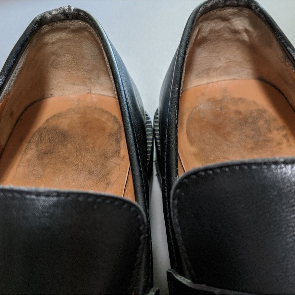 Salvatore Ferragamo men's horse bit black leather classic dress shoe Italy 8D - Picture 12 of 12